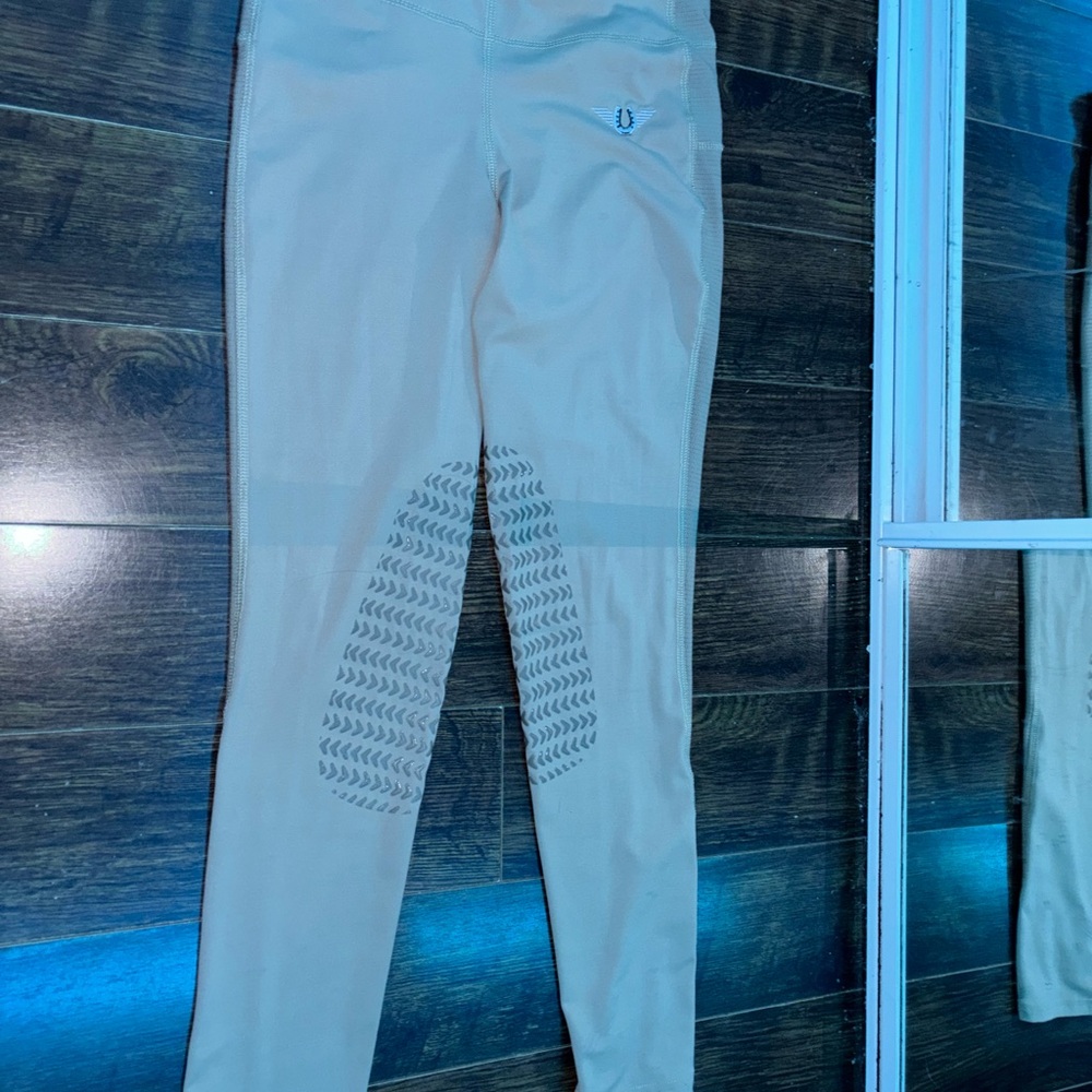 Tan TuffRider Riding Pants with Grip Patches